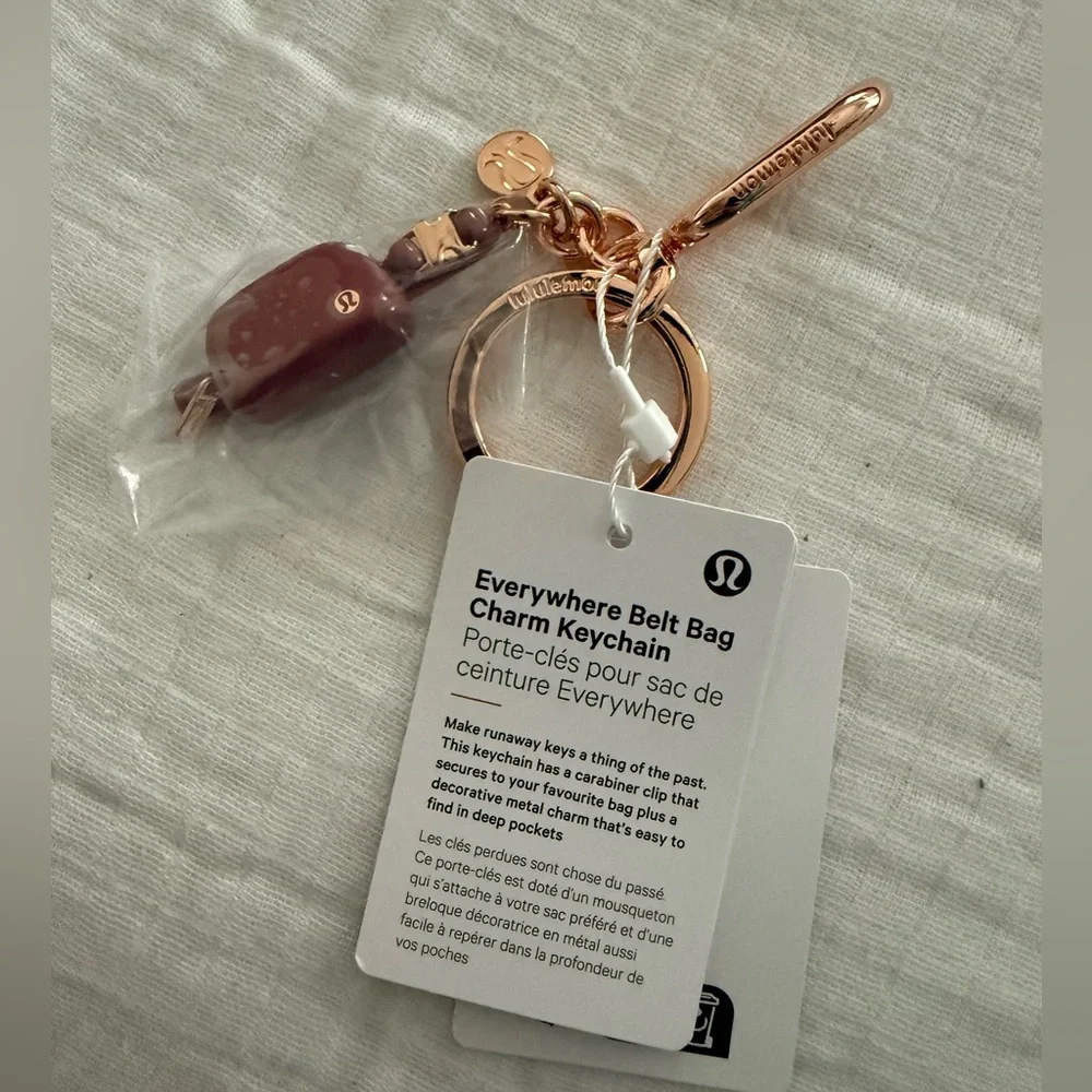 NWT Everywhere Belt Bag Charm Keychain